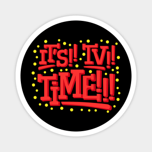 IT'S TV TIME Logo Magnet